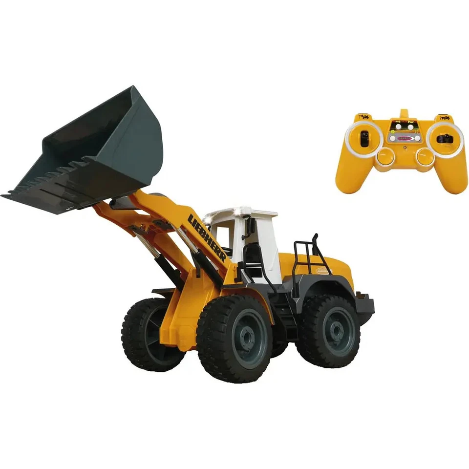 Jamara RC Radlader 564 Liebherr gelb ohne Akku 6 405007 (4042774418595)