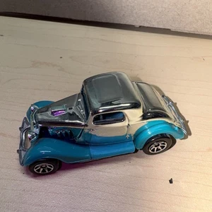 HOT WHEELS 1933 FORD TEAL/LT SILVER TEAL w/RUNNERS VINTAGE EXC COND - Picture 1 of 5