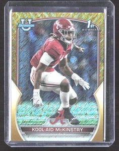 2022 Bowman University Chrome Kool-Aid McKinstry Gold Shimmer Refractor #14 #/50 - Bild 1 von 2