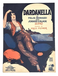 Vintage 1919 Dardanella Noten von Felix Bernard & Johnny Black - Bild 1 von 3