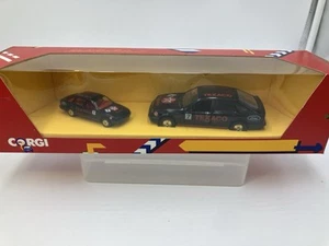 Corgi Raro Paquete Ford Sierra 2.3 Ghia Rally Car Texaco Cajas Como Nuevo - Imagen 1 de 14