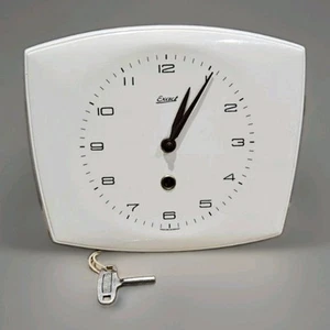 "Exact" Ceramic German wall clock With Manual With Key Art Deco, Works Well Rare - Picture 1 of 10