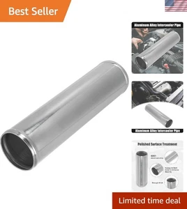 Performance 3" OD Aluminum Air Intake Pipe - Lightweight 12" Length, Silver Tone - Bild 1 von 8