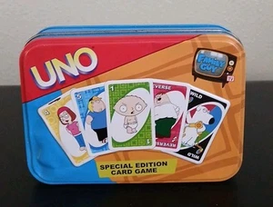 Family Guy UNO Special Edition Metal Tin Game - Picture 1 of 5