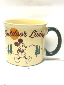 Mickey Mouse Ceramic Mug Outdoor Living 16oz Disney - Picture 1 of 5