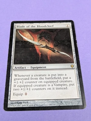 MTG Magic: Zendikar: Blade of the Bloodchief #196/249 Rare - MP - Image 1 of 2