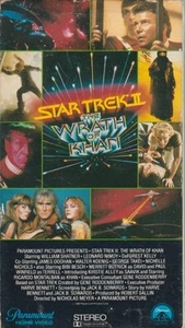 Star Trek II: The Wrath Of Khan w/ Nick Meyer Letter VHS CASSETTE MOVIE Lorenzo - Foto 1 di 1