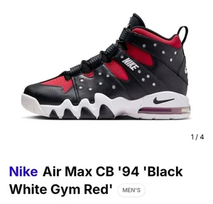 Nike Air Max 2 CB '94 Barkley Hombres Talla 8.5 Negro Gimnasio Rojo Blanco FN6248-001 NUEVO SIN CAJA - Imagen 1 de 8