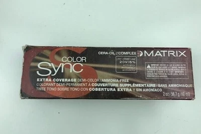 Nuevo Matrix Color Sync X-COV 7NW Rubio Oscuro Neutro Cálido 2oz Demi Color de Pelo Foto 1 de 2