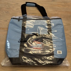 NEU Tommy Bahama blau isoliert Kühltasche Beuteltasche 17" x 20" Reißverschluss Aloha Amerika - Bild 1 von 19