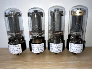 4x 6P3S = 6L6 6L6GT 6L6GC 5881 Tetrodenröhre FOTON Soviet MATCHED QUAD 60er Jahre NEU - Bild 1 von 9