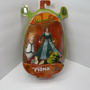 Shrek 2 Princess Fiona Spin Kick 2004 Neu im Karton 5" Figur Pinching Bag Prince One Only - Bild 1 von 8