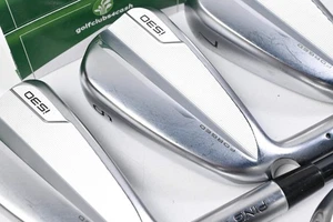 Left Hand Ping i530 Irons / 5-PW+GW / Black Dot / Regular Flex UST Recoil Dart - Picture 1 of 9
