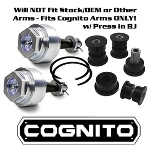 Cognito UCA Rebuild Kit w ALPHA Press In Ball Joints 11-25 GM 2500 3500 HD Truck - Picture 1 of 6