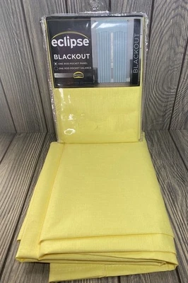 ECLIPSE Kendall Modern Blackout Thermal Rod Pocket Window Curtain 42” x 63” - Image 1 of 4