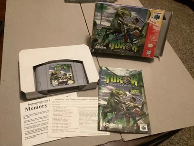 Turok: Dinosaur Hunter CiB Complete Nintendo N64 Authentic - Image 1 of 4