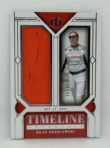 2024 National Treasures Racing - /99 Timeline Materials #TMBKW - BRAD KESELOWSKI - Picture 1 of 2