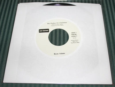 RYAN ADAMS - Hey Parker, It's Christmas - (2003 Vinyl 7" 45)  New - Image 1 of 3