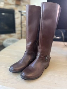 Neu ohne Karton Clarks Damenstiefel 7M Equestrian Plaza Pilot Reiten kniehoch Leder - Bild 1 von 10