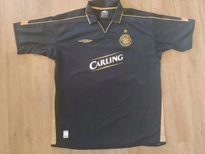 UMBRO Vintage Trikot Jersey Shirt FC Celtic Glasgow XL 2003/04 Schwarz Carling - Bild 1 von 7