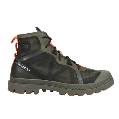 Botas informales Palladium Travel Lite Plus Adv punta redonda con cordones para hombre negras y verdes Foto 1 de 4