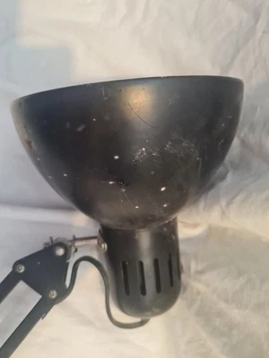 Gelenklampe Rot Metall Schreibtisch Werkstatt DDR Vintage Loft Industrie #255899 - Bild 1 von 4