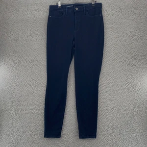 Talbots Jeans Womens 6 Blue Dark Wash Denim High Waist Jegging Ankle Flawless - Picture 1 of 11