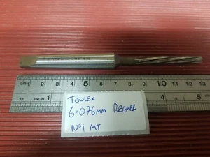 6.076mm Reamer made by Toolex - No1 MT - Picture 1 of 2