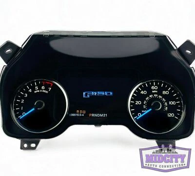 Cuadro de instrumentos velocímetro digital Ford F150 2015-2017 8" actualización con programa Foto 1 de 4