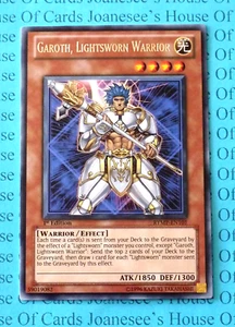 RYMP-EN101 Garoth, Lightsworn Warrior Rare Yu-Gi-Oh Card 1st Edition New - Picture 1 of 4