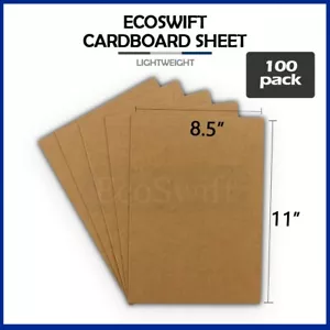 "100 8,5x11"" Spanplatte Karton Handwerk Sammelalbum Sammelalbum Blätter 8,5""11" - Bild 1 von 5