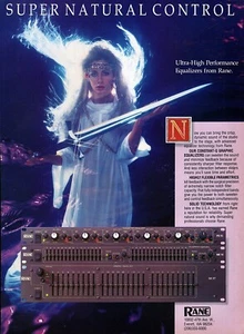 1988 Rane PE-15 equalizzatore stampa a colori originale annuncio - Foto 1 di 1