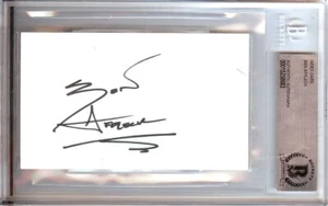 Ben Affleck Signed Autographed Index Card Batman Air Beckett BAS Encased - Picture 1 of 1