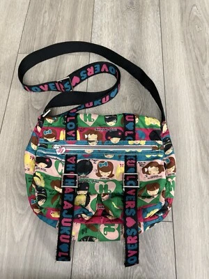 Y2K HARAJUKU LOVERS GIRLS Convertible Bandolera Bolso de Hombro Cartera Peluquería Foto 1 de 4