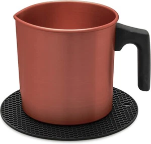 60 Unzen Kerze Gießtopf + Silikon Topf Halter, Schwerlast Krug Schmelzer Kerze - Bild 1 von 5