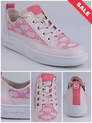 Zapatillas Jacquard Con Cordones Michael Kors Shea Tea Rose UK 5.5/7/8 RRP £250 - Imagen 1 de 4