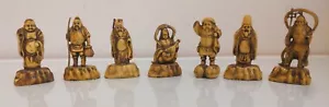 Vtg Chinese 7 Lucky Plastic Celluloid Figures - Picture 1 of 12
