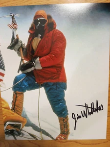 Jim Whittaker signed Photo coa + Proof! Mt. Everest James Whittaker Kennedy - Bild 1 von 3