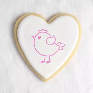 Plantilla de galletas Easter Chick - plantillas Mylar duraderas y reutilizables - Imagen 1 de 6