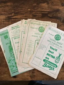 Bromsgrove Rovers Años 60 Años 70 Sin Liga PUBLICACIÓN GRATUITA - Imagen 1 de 15