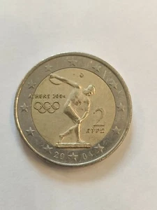 2 Euro Commemorativi - Grecia 2004 - Olimpiadi di Atene 2004 - Foto 1 di 2