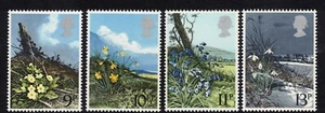 GREAT BRITIAN, 1979 WILDFLOWERS 4 MNH - Picture 1 of 1