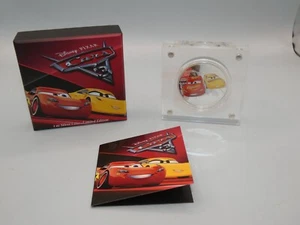 2017 Disney Pixar Cars 1oz .999 Fine Silver Coin - Lightening McQueen & Ramirez - Picture 1 of 7