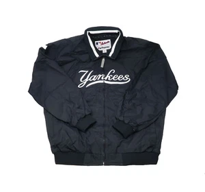 Majestic Windbreaker Youth Big Kids Boy Girls Junior NY Yankees Navy Jacket - Picture 1 of 2