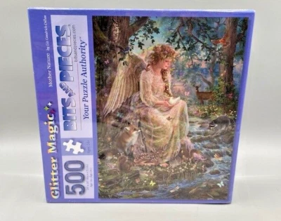 Rompecabezas Bits and Pieces 500 Piezas 18" X 24" "Madre Naturaleza" Brillo NUEVO Sello Foto 1 de 4