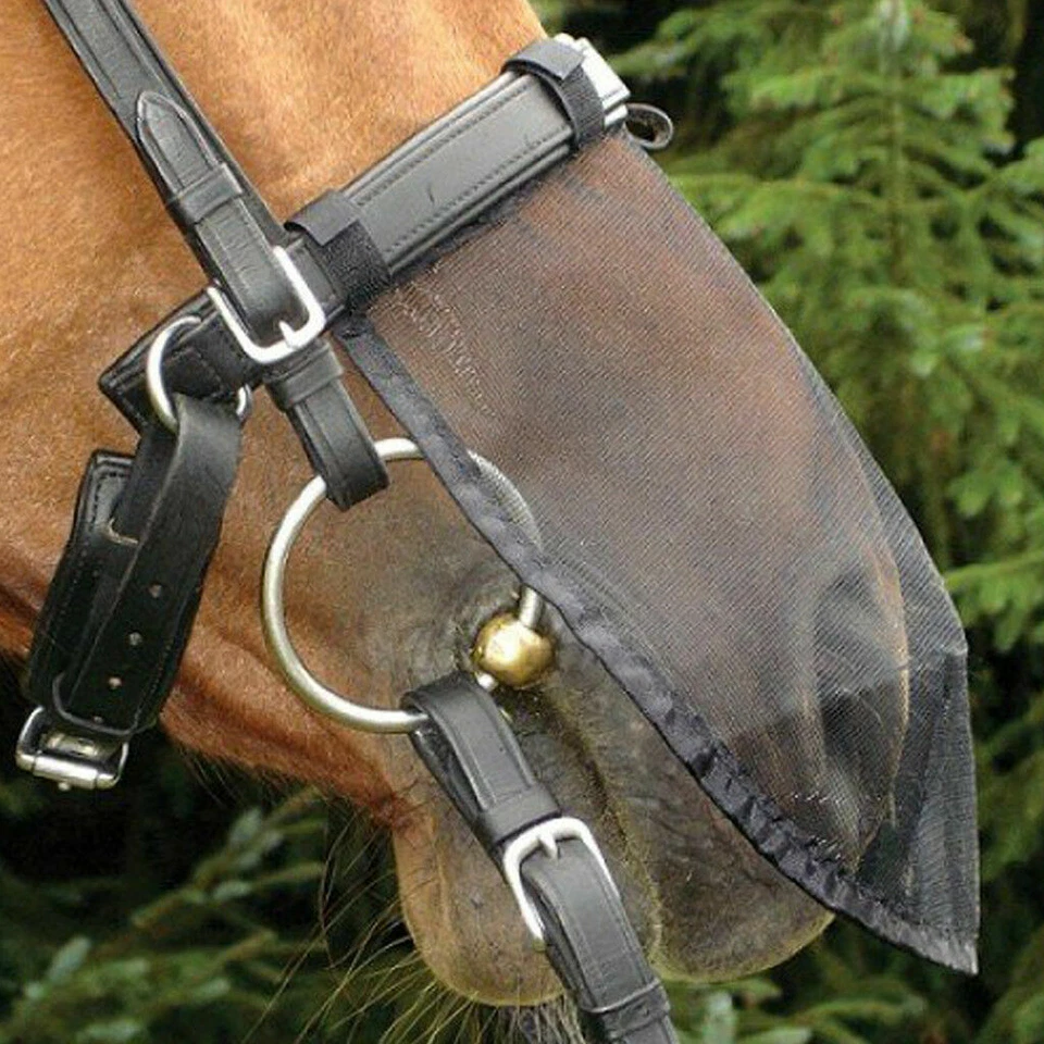 Horse Nose Net Fly Mask Shield Pollen Filter Animal Nose Protection Net Hot - Image 1 of 4