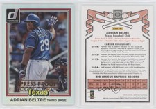 2015 Panini Donruss Inaugural 1981 Edition Press Proof Bronze /299 Adrian Beltre
