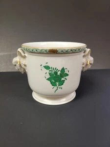 Vintage Herend Cachepot Ram Head Hand Painted RARE - Picture 1 of 9