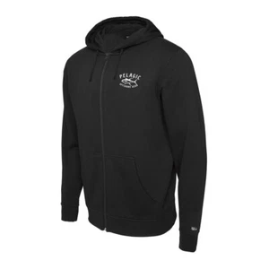PELAGIC Thon Voyage à Capuche Zip Polaire Pull Noir - Photo 1/8