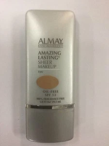 ALMAY AMAZING DAUERHAFTES TRANSPARENTES MAKE-UP LSF 12 BRÄUNE 1,0 FLÜSSIGE OZ ÖL- UND PARFÜMFREI - Bild 1 von 4